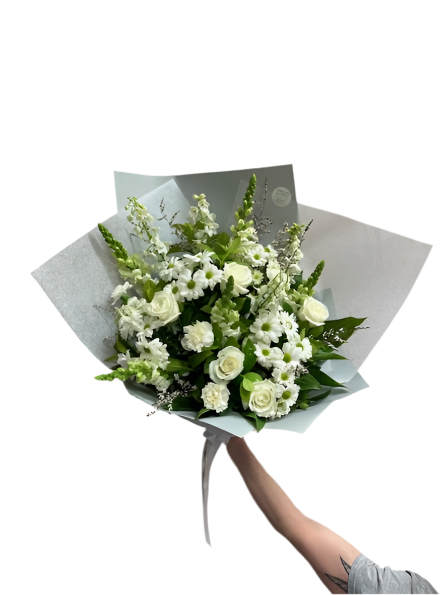 Seasonal White Bouquet - Large-Scale