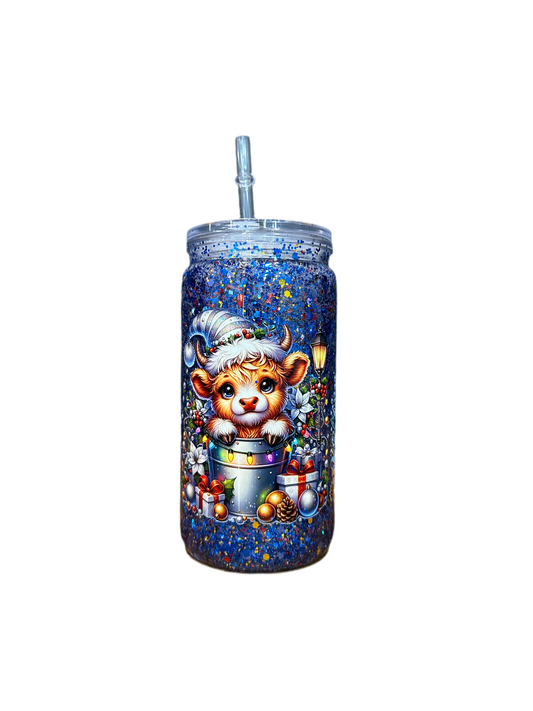 Snow Globe Glitter Cups