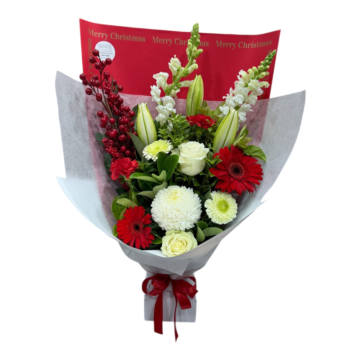 Christmas Bouquet - Red & White