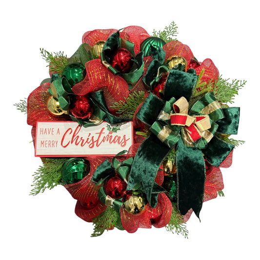Merry Christmas Wreath