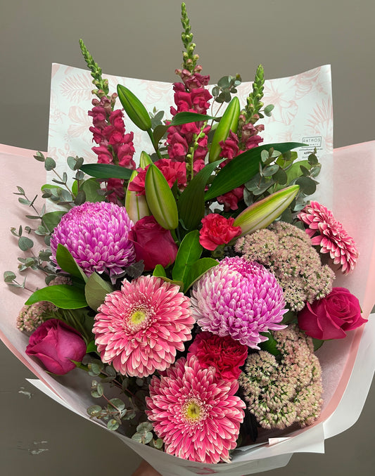 Angela - Bright Pink Bouquet