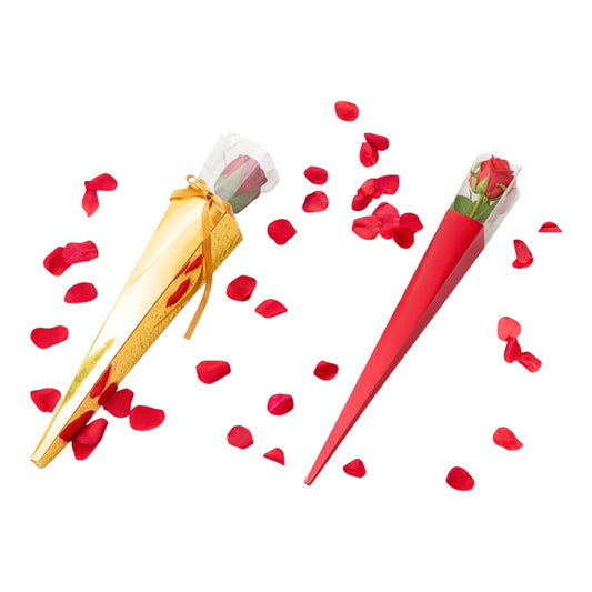 Single Red Rose Fresh Real Rose