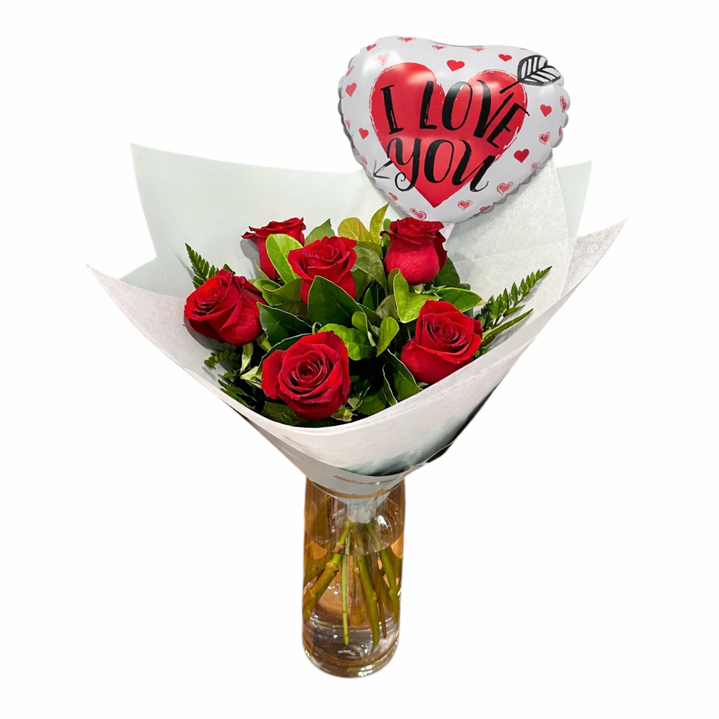 6 Red Rose Bouquet