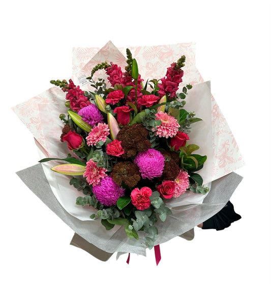 Angela - Bright Pink Bouquet