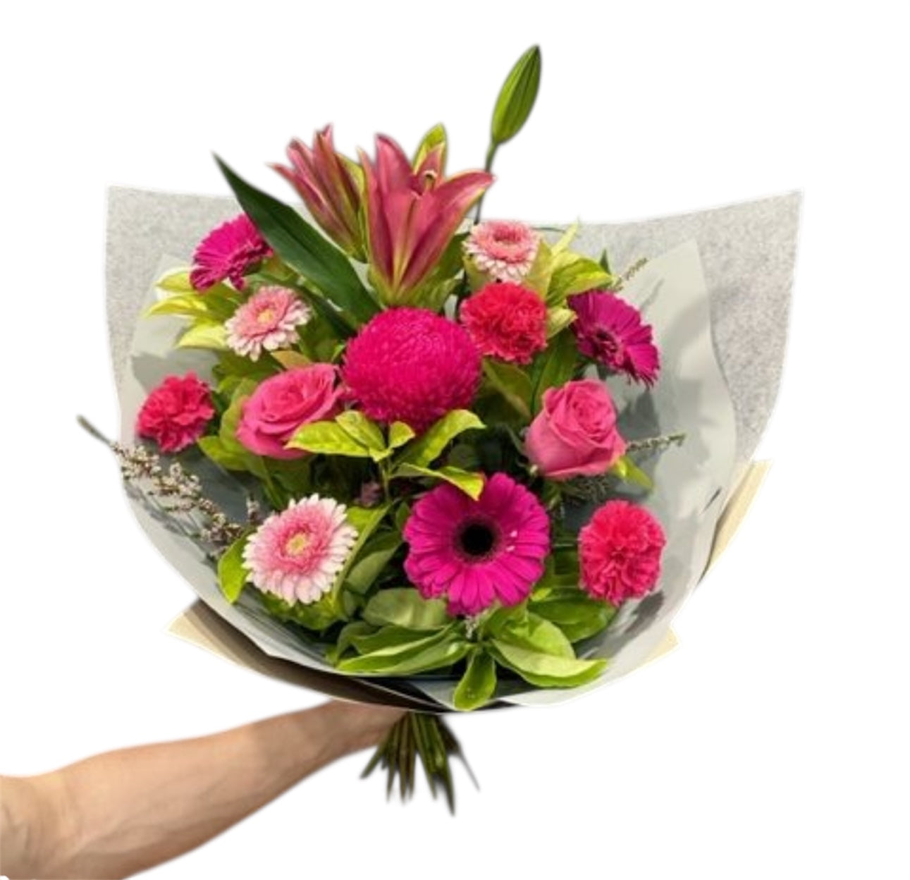 Napoleon - Mixed Bright Pink Bouquet