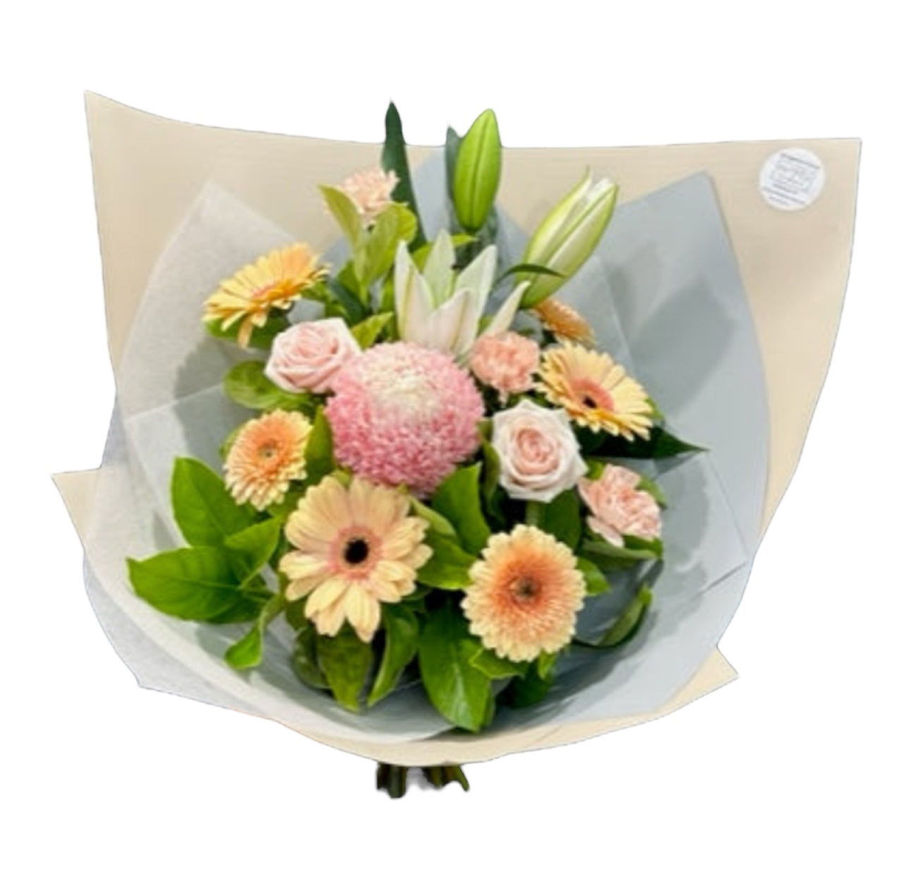 Pedro - Seasonal Mixed Peaches & Soft Pinks Bouquet