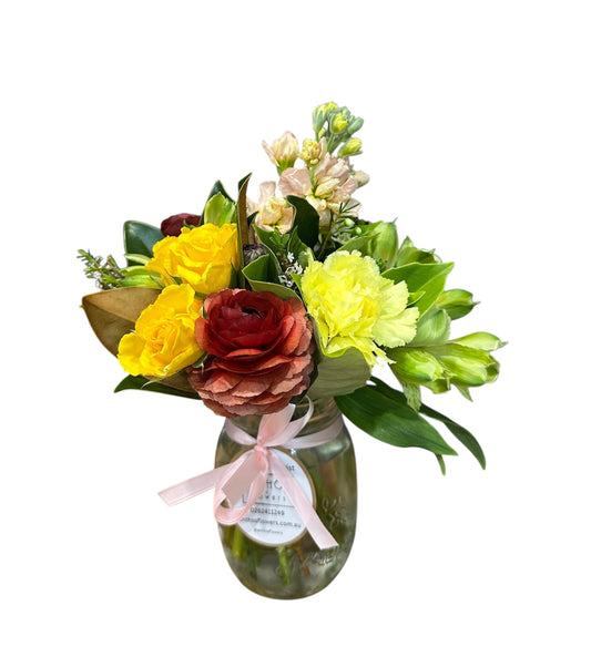 Floral Posy Jar - Anthos