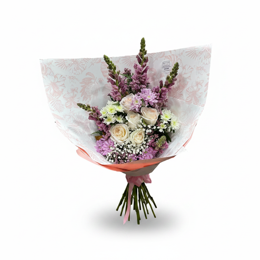 Cute Mixed Bouquet – Clean White Background