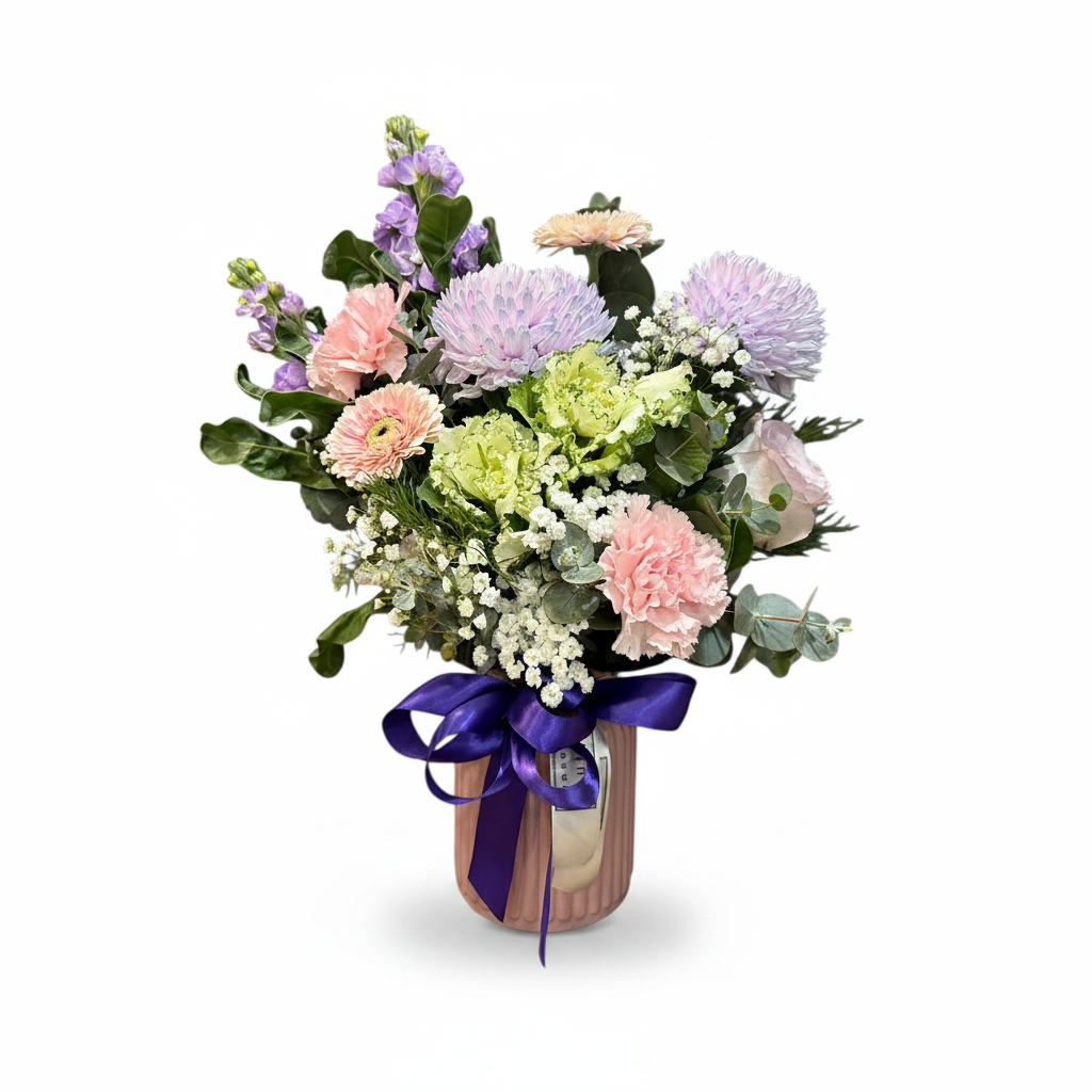 Seasonal Jar Bouquet – Luxury Product Photo